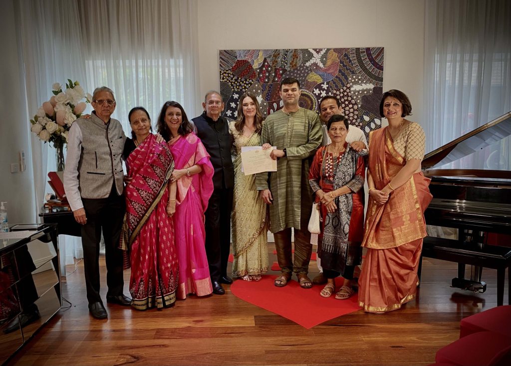 International guests at Marriage Bureau getting married